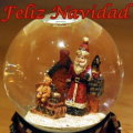 Miniatura de Bola De Cristal De Navidad