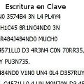 Miniatura de Escritura En Clave