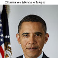Miniatura de Obama En Blanco Y Negro