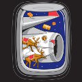 Miniatura de Papa Noel En Turbina