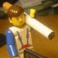 Miniatura de Tres Amigos Fumadores