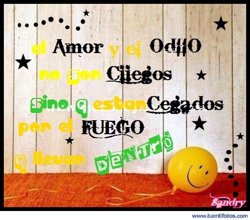 Frases de Amor Y Odio