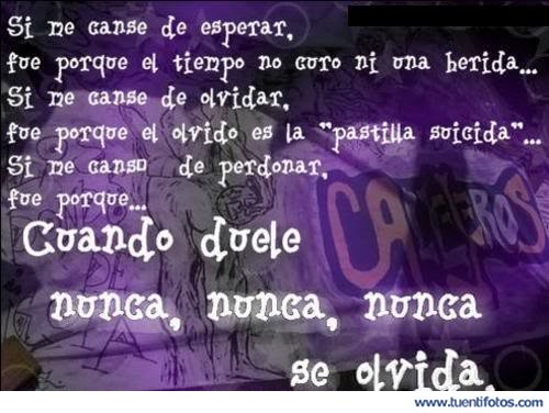 Amor de Cuando Duele Nunca Se Olvida