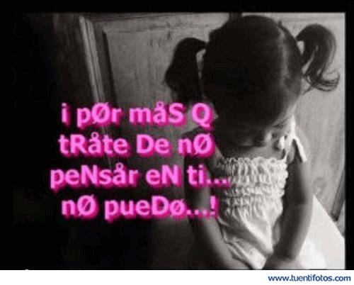 Amor de Intento No Pensar En Ti