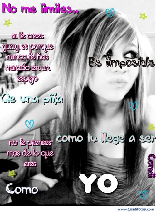 Frases de No Me Imites