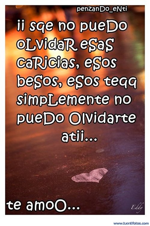 Amor de No Puedo Olvidar Esas