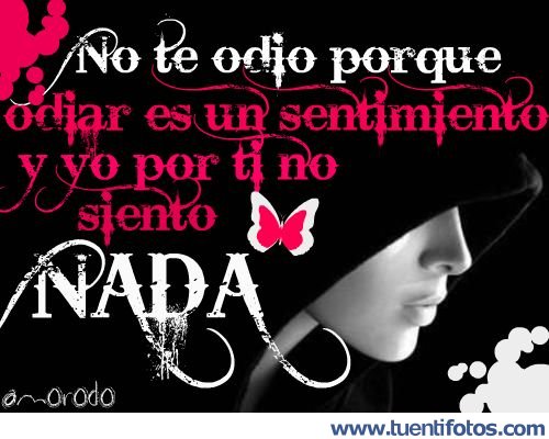 Desamor de No Te Odio