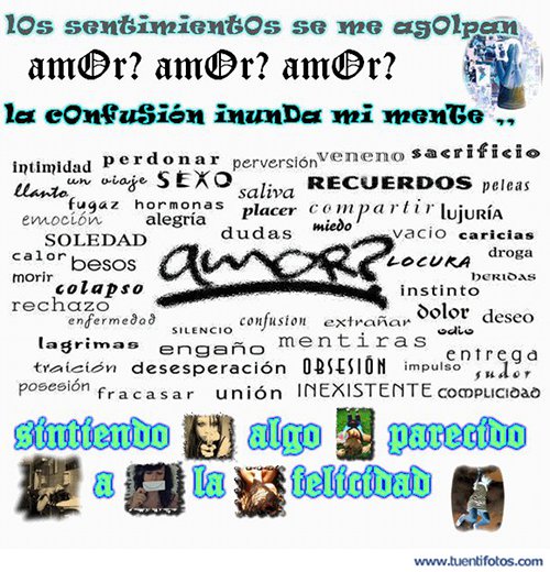 Textos de Sentimientos Se Agolpan