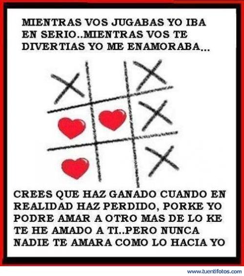 Desamor de Si Crees Que Has Ganado