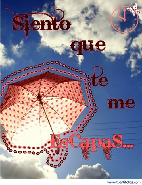 Amor de Siento Que Me Escapas