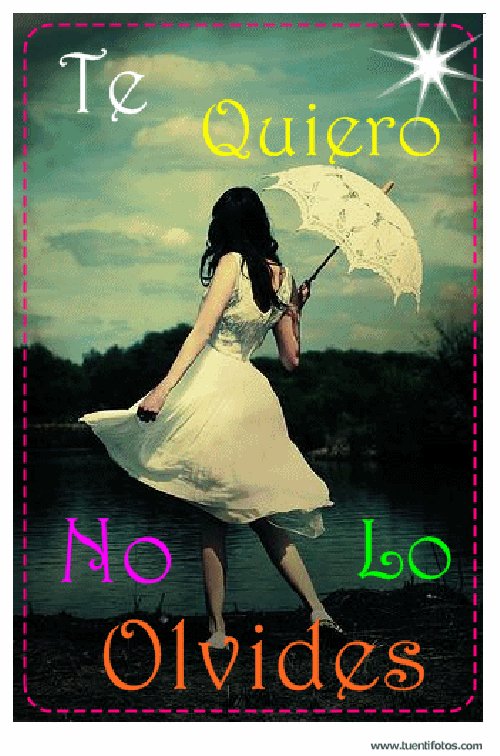 Amor de Te Quiero, No Lo Olvides