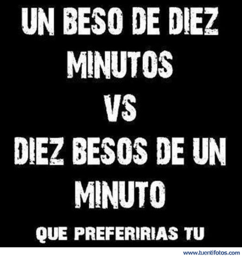 Frases de Tiempo del Beso